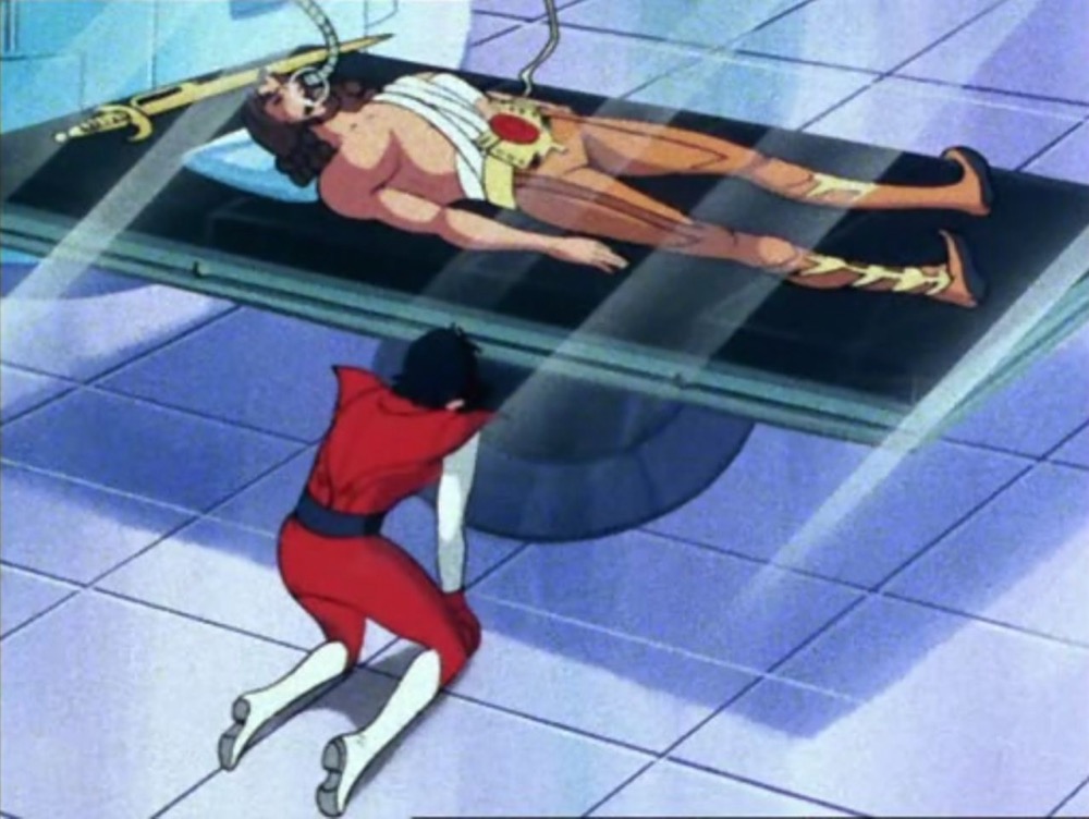 Kento al capezzale di Kloppen (Daltanious – Toei/Sunrise, 1979) Kento al capezzale di Kloppen (Daltanious – Toei/Sunrise, 1979)