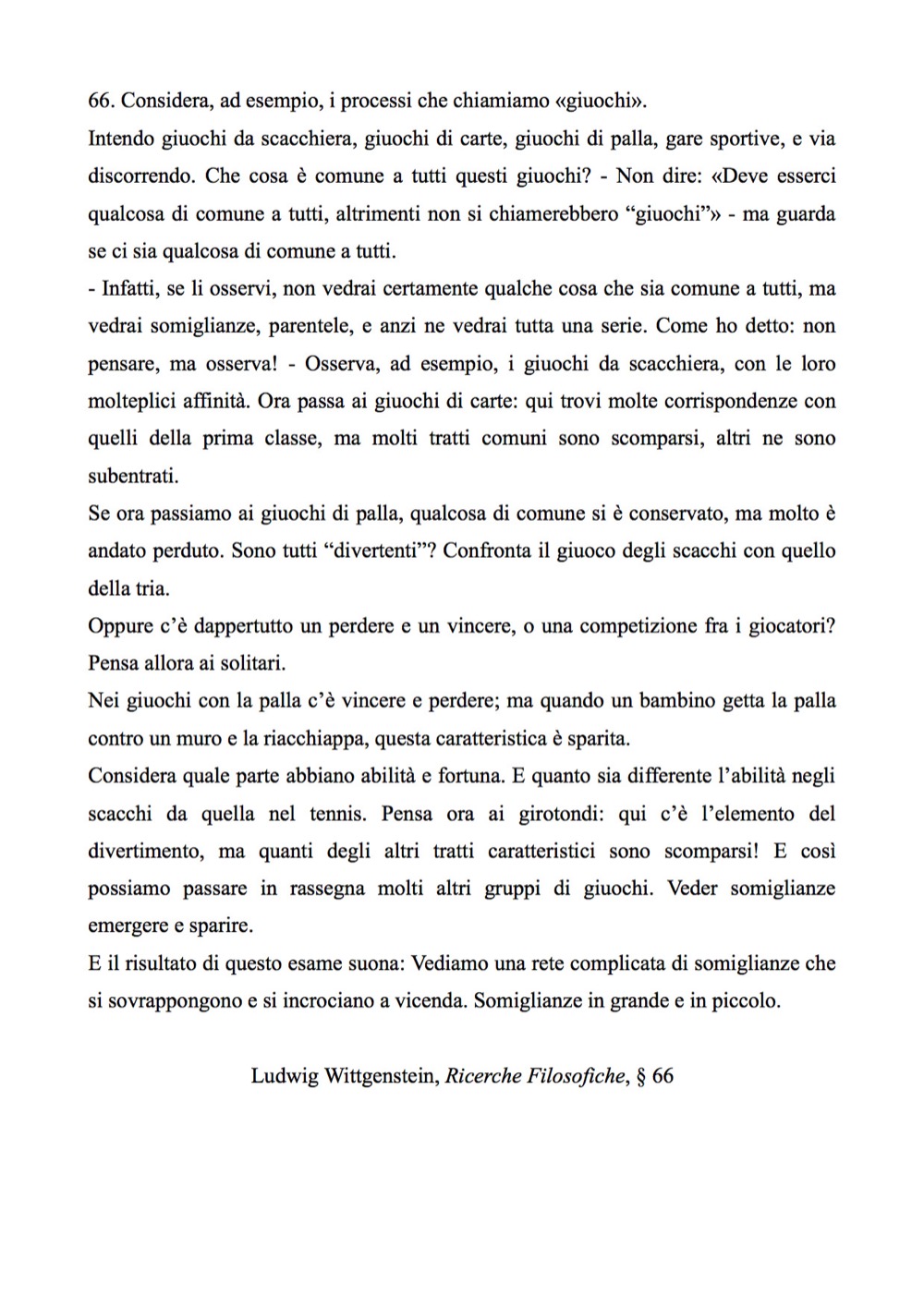 Le somiglianze di famiglia nelle Ricerche filosofiche di Wittgenstein Le somiglianze di famiglia nelle Ricerche filosofiche di Wittgenstein